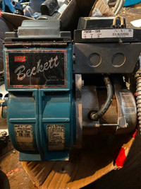 2 Used beckett oil burners for sale.