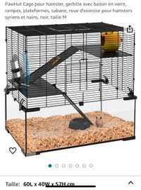Cage Hamster Pawhut + accessoires