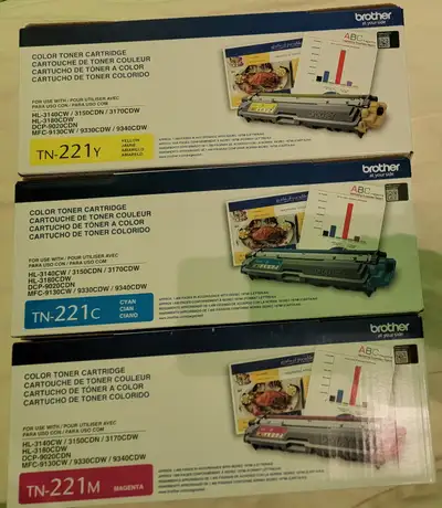 BROTHER LASER PRINTER COLOUR CARTRIDGES - TN-221 - GENUINE, View more