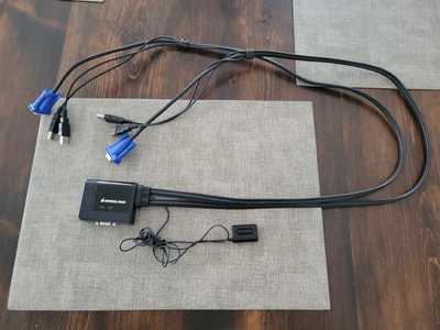 2 Port USB Kvm Switch, IOGear Model # GCS22U, View more