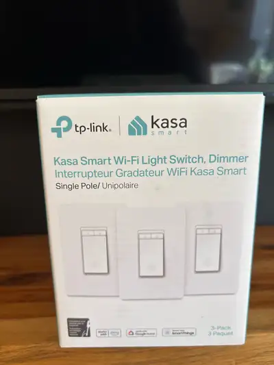 tp link/ Kasa smart dimmer switch. , View more