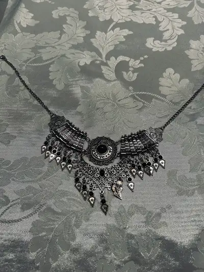  Silver necklace, View more