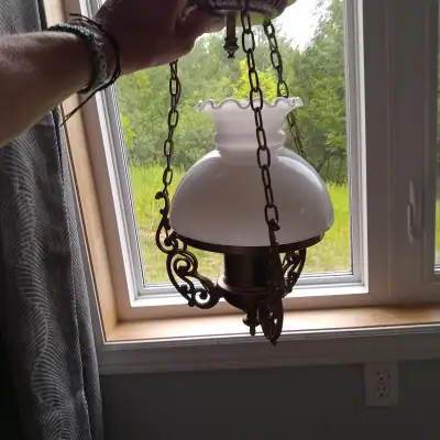 Vintage-Style Hanging Ceiling Lamp – Never Used, View more