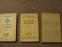 Mythes et religions 3 livres rares