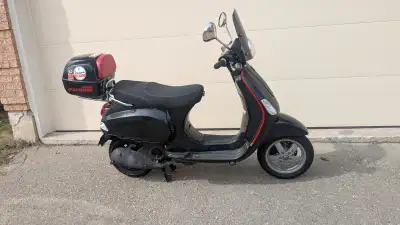 2007 Vespa LX150, purchased just over a year ago. Loads of fun in town, but I don't use it enough to...