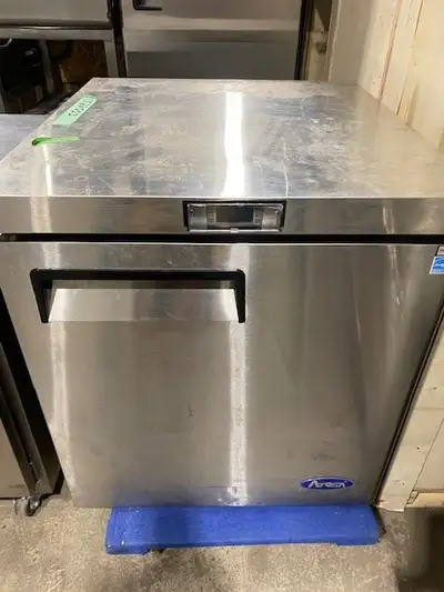 You are viewing a used Atosa Commercial undercounter 27-1/2″ wide cooler. It is used and works as it...
