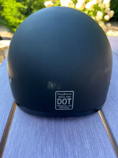 DOT Approved Daytona Skull Cap Half Shell Helmet - Beanie Style for Motorcycles, Cruisers, Scooters,...