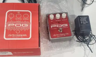 EHX MicroPog Octave pedal, View more