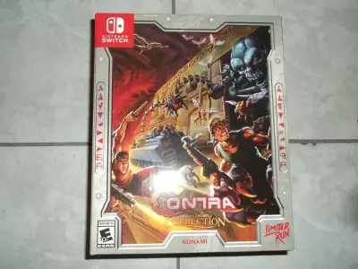 FACTORY SEALED Contra Anniversary Collection Ultimate Edition (Limited Run) Switch Game up for grabs...