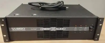 New open box Crest VS 650 240v professional power amplifier, View more