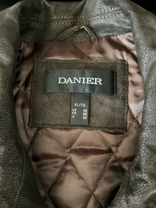 Men’s XL Danier pig leather jacket in Men's in Calgary - Image 3