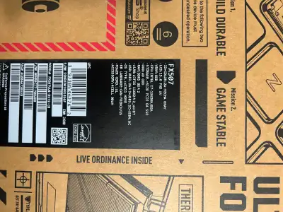 Laptop ASUS TUF GAMING F15 2023 + extra 500GB SSD, View more