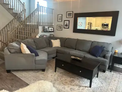 Modern Modular Grey Sectional , View more