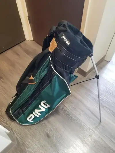 Ping Karsten Green and Black Stand Golf Bag, View more