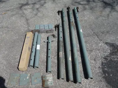 Adjustable steel posts for home renovation or construction: Priced individually, or as a package. I...