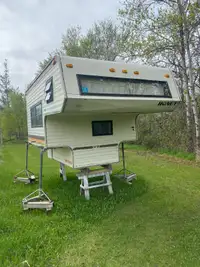 1978  Slide in truck camper 8’ 