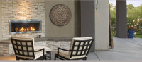 45" Linear stainless steel out door Fireplace