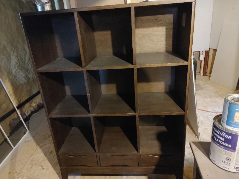 Agla 58'' H x 42'' W Solid Wood Cube Bookcase Bookcases & Shelving Units Kitchener