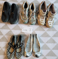 Girls Size 7 ,  Sneakers & Shoes - 5 Pairs $15