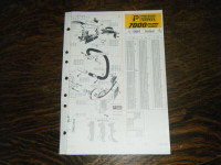 Pioneer Partner 7000 plus ChainSaw Parts manual 1984
