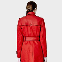 NEW Women's Hunter Original Red Size 10 Trench Raincoat