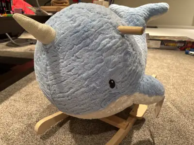 This adorable Soft Landing Narwhal Rocker is ready for a new home! It's in excellent condition, as y...