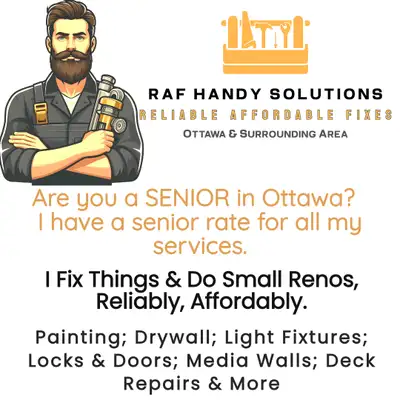 Versitile, Fair Ottawa Handyman, View more