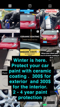 Full exterior vehicle ceramic coating