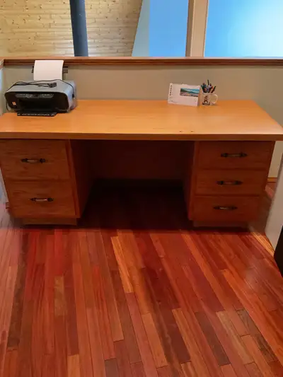 Solid oak desk for sale, View more