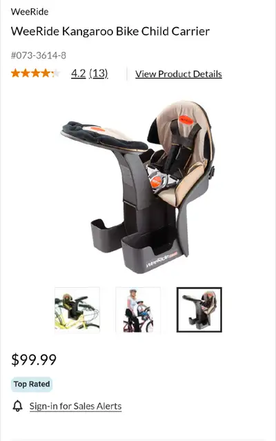 Weeride-Bike Child Carrier, View more