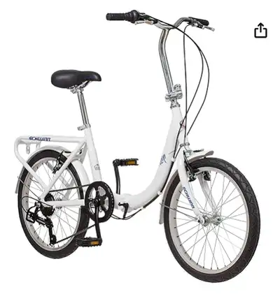 Schwinn 20-Inch Loop Folding Bike, Excellent comutter bike, View more