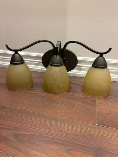 3-Light Bathroom Vanity Light Fixture, View more