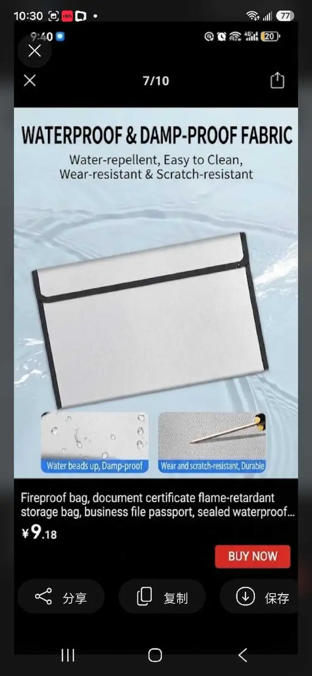 fire proof document protector laptop sleeve565620394909378561