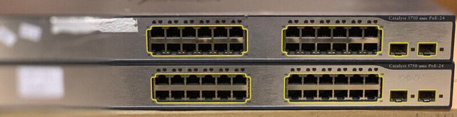 Cisco Switches POE/Non POE IOS 15 3550 3560 3750 2950 3850 9124 in Networking in City of Toronto - Image 2
