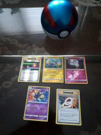 Pokemon Trading Cards Lot of 45 Base Cards And 4 Holo
