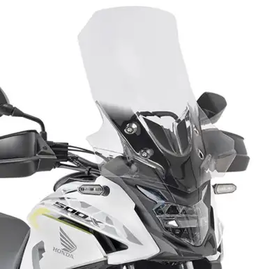 Pare brise Kappa KD1171ST pour Honda CB500X 2019 à 2022. Ajoute 15cm par rapport au pare-brise d'ori...