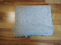 Crocheted blanket - crocheted early 1900