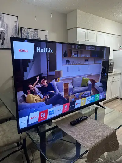 LG 55-Inch 4K Ultra HD Smart  TV with webOS- like-new condition, View more