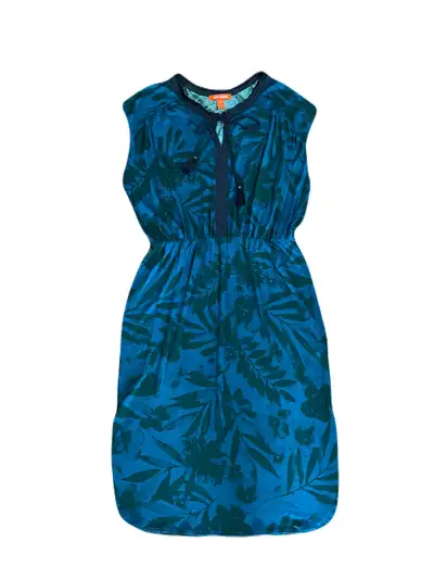 Joe Fresh women’s medium midi dress tropical print, teal, View more