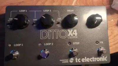 TC Electronic Ditto X4 Looper — Used, Non-Smoker, Excellent Condition Selling my TC Electronic Ditto...