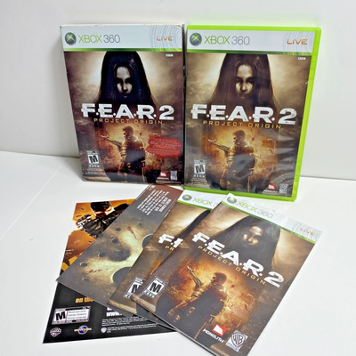 Like New Complete + Inserts + F.E.A.R. 2 Project Xbox 360 $39, View more