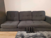 Good condition couch (+ ottoman) 