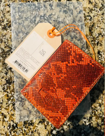 Nudie Jeans - Men's Hagdahl Wallet Reptile Cognac, View more