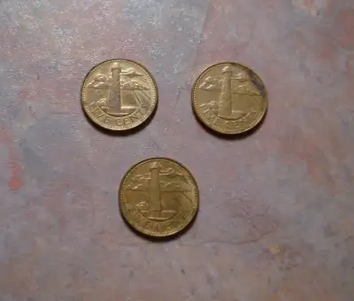 Barbados 5 cent coins. $2 each. Years available: 1989 2004 Pick up in the town of St Anne. See my ot...