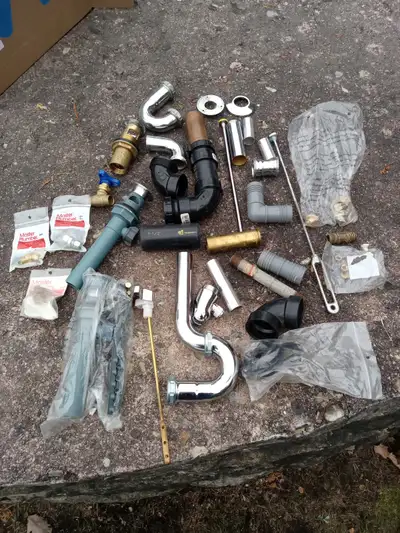 Various plumbing parts, View more