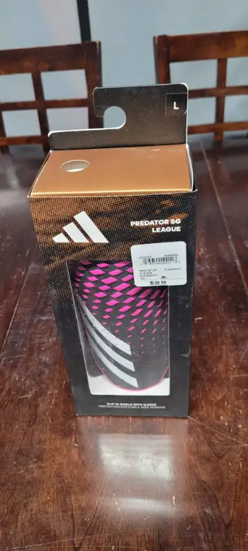 Adidas Predator SG League Slip in Shin Gaurds with Sleeve, View more