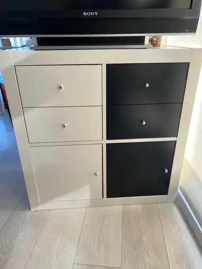 Kallax shelf with inserts, View more