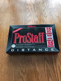 Wilson Prostaff, 15 brand new golf balls