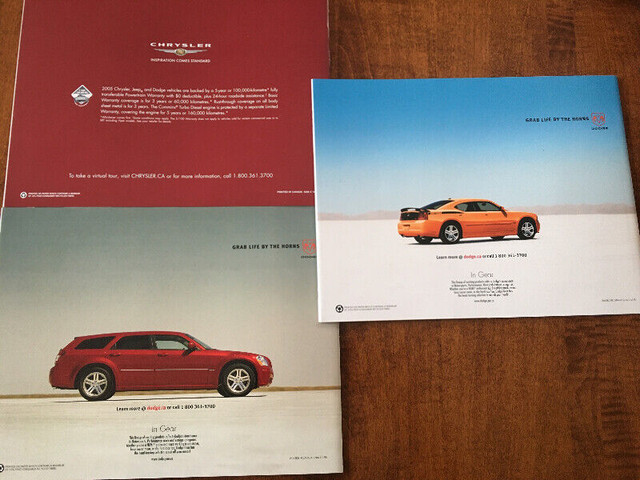 2006 Dodge Charger dodge magnum and Chrysler 300 brochures in Other Parts & Accessories in Mississauga / Peel Region - Image 2
