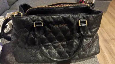 Vera Bradley Quilted Leather Satchel, View more